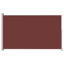 Auvent latéral rétractable de patio 220x300 cm Marron 