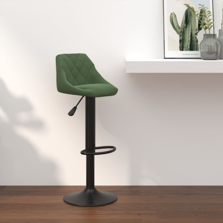Tabouret de bar Vert foncé Velours 