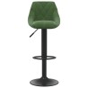 Tabouret de bar Vert foncé Velours 