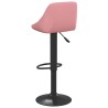 Tabouret de bar Rose Velours 