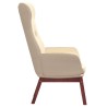 Chaise de relaxation Crème Tissu 