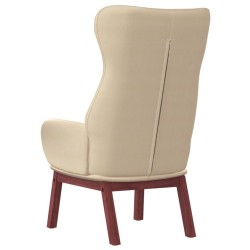 Chaise de relaxation Crème Tissu 