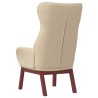 Chaise de relaxation Crème Tissu 