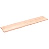 Dessus de table bois massif non traité bordure assortie 
