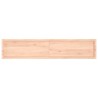 Dessus de table bois massif non traité bordure assortie 