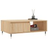 Table basse chêne sonoma 90x60x35 cm bois d'ingénierie 