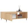 Table basse chêne sonoma 90x60x35 cm bois d'ingénierie 
