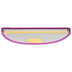 Tapis d'escalier 20 pcs violet 65x21x4 cm 