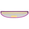 Tapis d'escalier 20 pcs violet 65x21x4 cm 