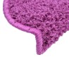 Tapis d'escalier 20 pcs violet 65x21x4 cm 