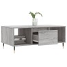 Table basse Sonoma gris 90x50x36,5 cm Bois d'ingénierie 