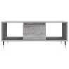Table basse Sonoma gris 90x50x36,5 cm Bois d'ingénierie 