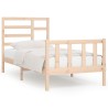 Cadre de lit sans matelas 100x200 cm bois massif de pin 