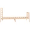 Cadre de lit sans matelas 100x200 cm bois massif de pin 