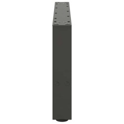 Pieds de table basse Anthracite 2 pièces 70 x (30-31) cm Acier 