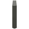 Pieds de table basse Anthracite 2 pièces 70 x (30-31) cm Acier 