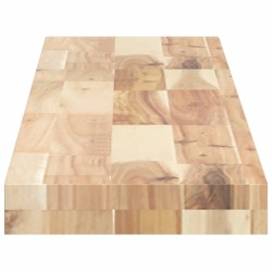 Dessus de table 140x20x4 cm rectangulaire bois massif d'acacia 