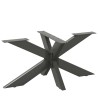 Pied de table basse en forme d'araignée, anthracite, 98 x 58 x (42-43) cm, acier 