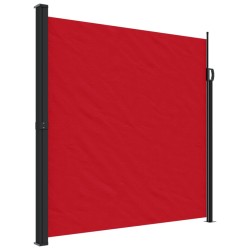 Auvent latéral rétractable rouge 200x600 cm 