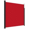 Auvent latéral rétractable rouge 200x600 cm 