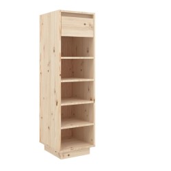 Armoire à chaussures 30x34x105 cm bois de pin massif 