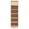 Armoire à chaussures 30x34x105 cm bois de pin massif 