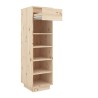 Armoire à chaussures 30x34x105 cm bois de pin massif 