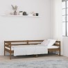 Lit de jour sans matelas marron miel 90x190 cm bois pin massif 