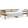 Lit de jour sans matelas marron miel 90x190 cm bois pin massif 