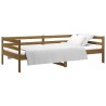 Lit de jour sans matelas marron miel 90x190 cm bois pin massif 