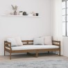 Lit de jour sans matelas marron miel 90x190 cm bois pin massif 