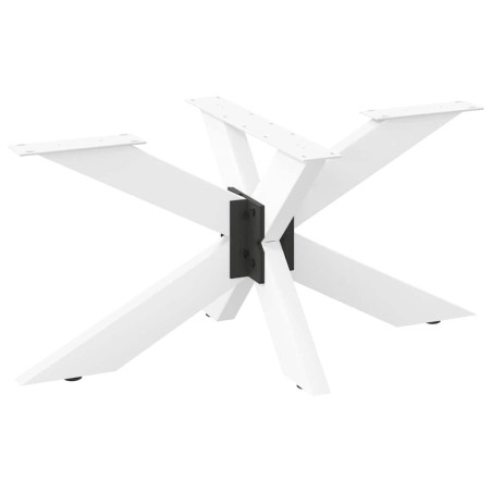 Pied de table basse en forme d'araignée, blanc, 98 x 58 x (42-43) cm, acier 