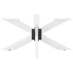 Pied de table basse en forme d'araignée, blanc, 98 x 58 x (42-43) cm, acier 
