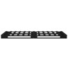 Lit de palette sans matelas noir bois massif 