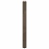 Pieds de table console en acier naturel, 2 pièces, 38 x (72-73) cm 