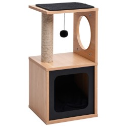 Arbre à chat avec tapis à gratter en sisal 60 cm 
