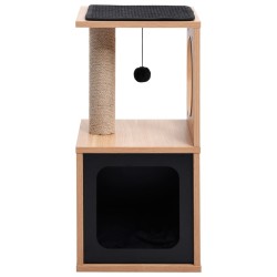Arbre à chat avec tapis à gratter en sisal 60 cm 