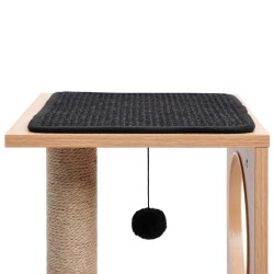 Arbre à chat avec tapis à gratter en sisal 60 cm 