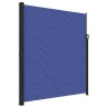 Auvent latéral rétractable bleu 220x600 cm 