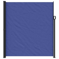 Auvent latéral rétractable bleu 220x600 cm 