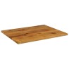 Dessus de table 90x80x3,8 cm rectangulaire bois massif manguier 