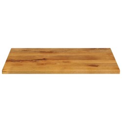 Dessus de table 90x80x3,8 cm rectangulaire bois massif manguier 