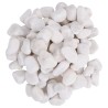 Galets polis 25 kg blanc 2-5 cm 