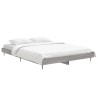 Cadre de lit sans matelas sonoma gris 140x190 cm 