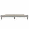 Cadre de lit sans matelas sonoma gris 140x190 cm 