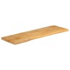 Dessus de table 110x40x2,5 cm bord vivant bois massif manguier 