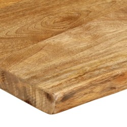 Dessus de table 110x40x2,5 cm bord vivant bois massif manguier 