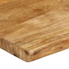 Dessus de table 110x40x2,5 cm bord vivant bois massif manguier 