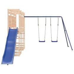 Ensemble de jeu d'extérieur bois de pin massif 