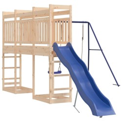 Ensemble de jeu d'extérieur bois de pin massif 